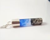 Cylinder Pendant with Ashes
