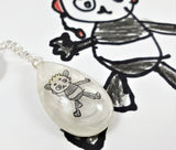 Custom Child’s Drawing Keepsake Pendant or Keyring