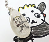 Custom Child’s Drawing Keepsake Pendant or Keyring