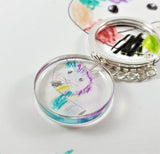 Personalised Drawing Keepsake Keychain or Pendant