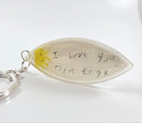 Custom Handwriting Keepsake Keychain or Pendant