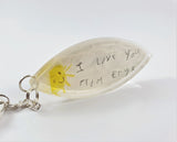 Custom Handwriting Keepsake Keychain or Pendant