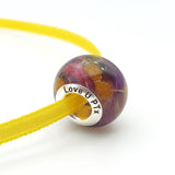Custom Floral Keepsake Charm