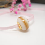 Breastmilk & Lock of Hair Keepsake Bead
