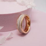 Breastmilk & Lock of Hair Inlay Ring