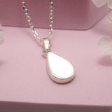 Small Teardrop Breastmilk Keepsake Pendant