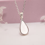 Small Teardrop Breastmilk Keepsake Pendant