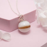 Sphere Breastmilk and Lock of Hair Keepsake Pendant
