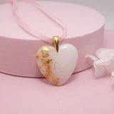 Resin Heart Breastmilk Keepsake Pendant