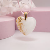 Resin Heart Breastmilk Keepsake Pendant