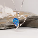 Sterling Silver Memorial Heart Pendant