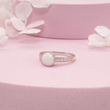 Sterling Silver Bauble Breastmilk Ring
