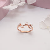 Leaf Branch Breastmilk Keepsake Ring
