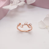 Leaf Branch Breastmilk Keepsake Ring