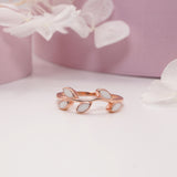 Leaf Branch Breastmilk Keepsake Ring
