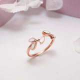 Leaf Branch Breastmilk Keepsake Ring
