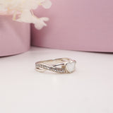 Classic Heart Breastmilk Keepsake Ring – Sterling Silver