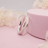 Sterling Silver Breastmilk Keepsake Inlay Ring