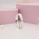 Sterling Silver Breastmilk Keepsake Inlay Ring