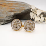 Gold Plated Ashes Keepsake Cufflinks