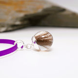 Memorial Sphere Charm with Lock of Hair