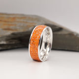 Memorial Channnel Ring with Ashes