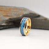 Tungsten Ashes Ring in Gold or Rose Gold
