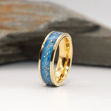 Tungsten Ashes Ring in Gold or Rose Gold