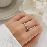 Honeycomb Breastmilk Keepsake Ring