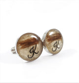 Lock of Hair Cufflinks
