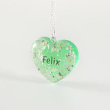 Heart Shaped Pendant with Ashes