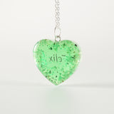 Heart Shaped Pendant with Ashes