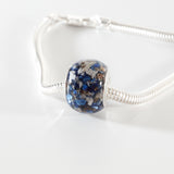 Memorial Charm with Cremation Ashes and Crushed Glass