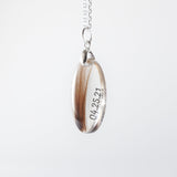 Oval Pendant with Lock of Hair