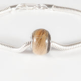 Memorial Bead with Hair or Fur
