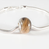 Memorial Bead with Hair or Fur