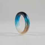Two Colour Memorial Ring with Hair or Fur