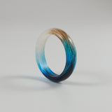 Two Colour Memorial Ring with Hair or Fur