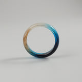 Two Colour Memorial Ring with Hair or Fur
