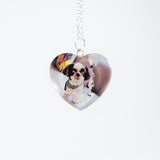 Double Sided Hair And Photo Pendant