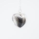 Double Sided Hair And Photo Pendant