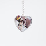 Double Sided Hair And Photo Pendant