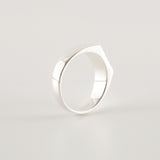 Memorial Signet Ring with Ashes and Fire Opal