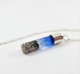 Cylinder Pendant with Ashes