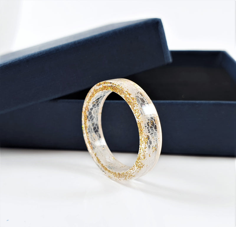 Wedding Lace Keepsake Ring