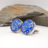 Opal Memorial Ashes Cufflinks