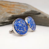 Opal Memorial Ashes Cufflinks