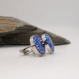 Opal Memorial Ashes Cufflinks