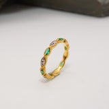 Memorial Birthstone Marquise Ring with Ashes