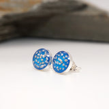 Ashes Keepsake Stud Earrings – Sterling Silver or Gold Filled